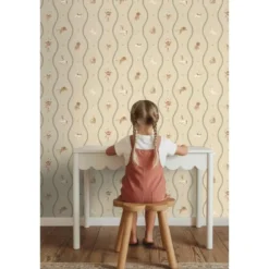 ESTAhome behang circus figuren groen - 50 x 900 cm