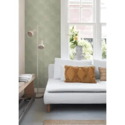 ESTAhome behang 3D-motief groen - 50 x 900 cm