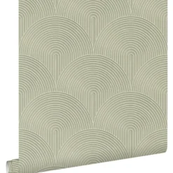 ESTAhome behang 3D-motief groen - 50 x 900 cm