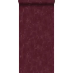 ESTAhome behang - geschilderd effect - bordeaux rood - 0.53 x 10.05 m