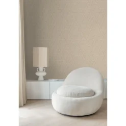 ESTAhome behang grafisch 3D motief beige - 50 x 900 cm