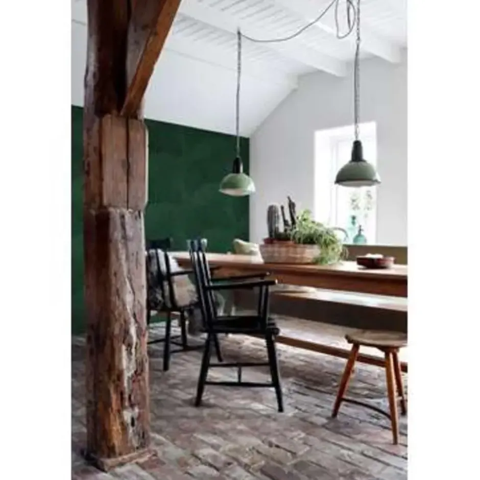 ESTAhome behang - grote bladeren - emerald groen - 0.53 x 10.05 m