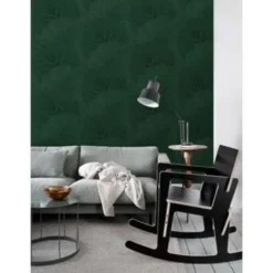 ESTAhome behang - grote bladeren - emerald groen - 0.53 x 10.05 m