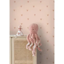 ESTAhome behang hartjes roze - 53 x 1005 cm