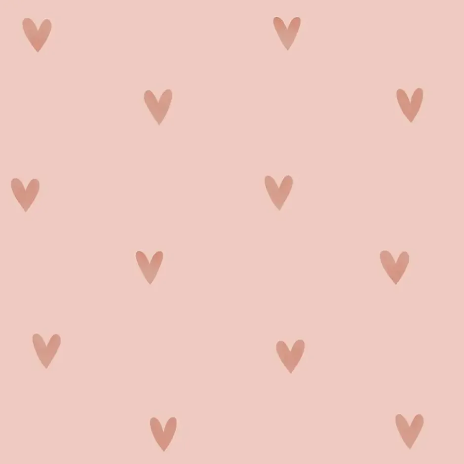 ESTAhome behang hartjes roze - 53 x 1005 cm