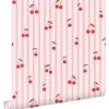ESTAhome behang kersen roze - 50 x 900 cm