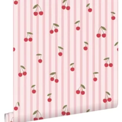 ESTAhome behang kersen roze - 50 x 900 cm