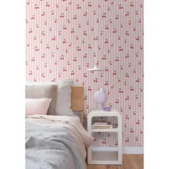 ESTAhome behang kersen roze - 50 x 900 cm