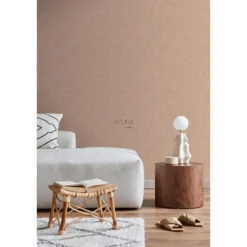 ESTAhome behang koraal licht terracotta - 50 x 900 cm