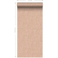 ESTAhome behang koraal licht terracotta - 50 x 900 cm
