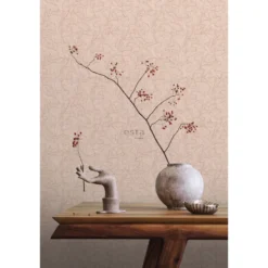 ESTAhome behang koraal terracotta roze - 50 x 900 cm
