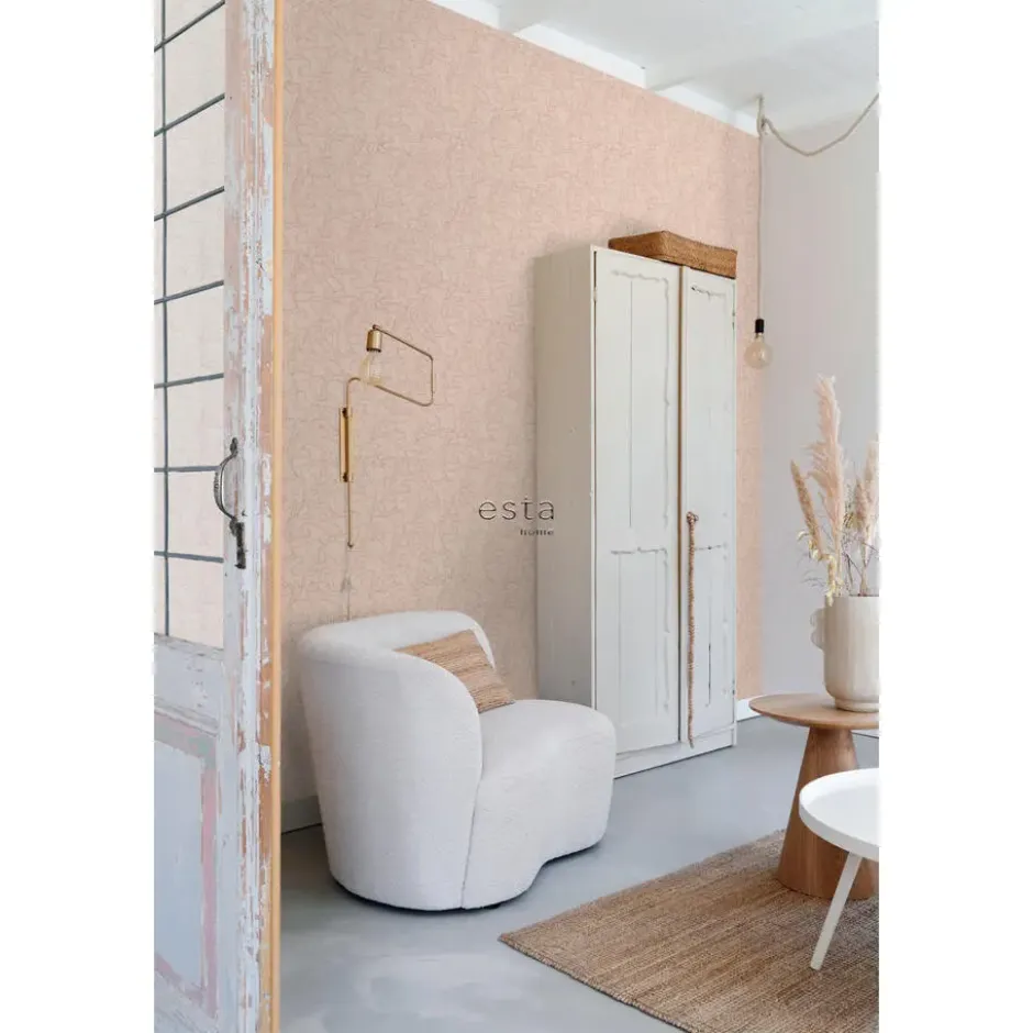 ESTAhome behang koraal terracotta roze - 50 x 900 cm