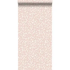 ESTAhome behang - panterprint - zacht roze - 0.53 x 10.05 m