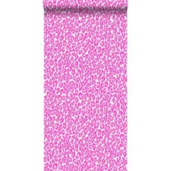 ESTAhome behang - panters - roze - 53 cm x 10,05 m