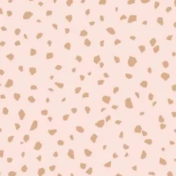 ESTAhome behang - terrazzo - zacht roze en roségoud - 0.53 x 10.05 m