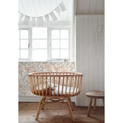 ESTAhome behang vintage bloemen terracotta en vergrijsd groen - 53 x 1005 cm