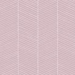 ESTAhome behang - visgraat-motief - oudroze - 0.53 x 10.05 m