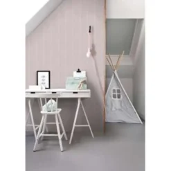 ESTAhome behang - visgraat-motief - oudroze - 0.53 x 10.05 m