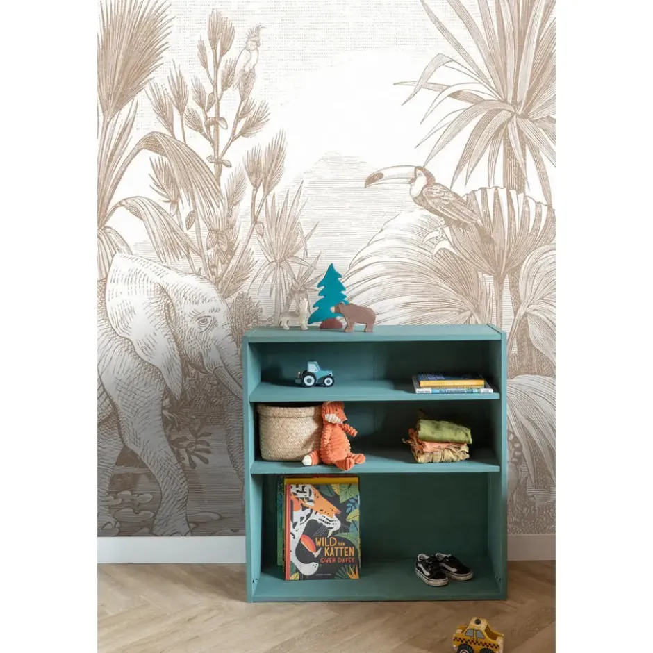 ESTAhome fotobehang jungle-motief beige - 300 x 279 cm