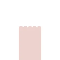 ESTAhome fotobehang lambrisering zacht roze - 100 x 279 cm