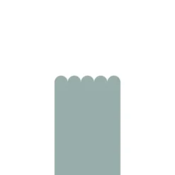 ESTAhome fotobehang lambrisering vintage blauw - 100 x 279 cm