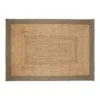 Eva Interieur Vloerkleed Jute - Naturel/Groen - 190x290