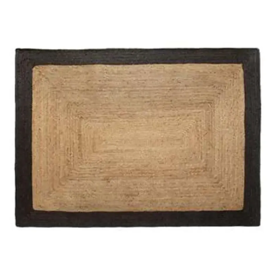 Eva Interieur Vloerkleed Jute - Naturel/Antraciet - 140x190