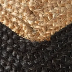Eva Interieur Vloerkleed Jute - Naturel/Antraciet - 140x190