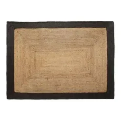 Eva Interieur Vloerkleed Jute - Naturel/Antraciet - 160x230