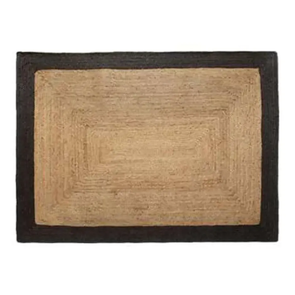Eva Interieur Vloerkleed Jute - Naturel/Antraciet - 190x290