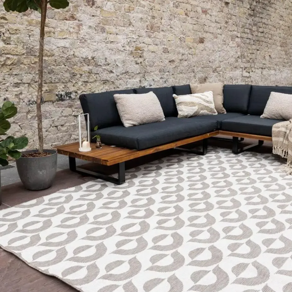 Eva Interior Buitenkleed Esta Naturel/wit - 340 x 240 cm