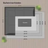 Eva Interior Buiten vloerkleed - Leaf - Groen - 200x290 cm