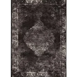 Eva Interior Buiten vloerkleed - Sage- Zwart - 200x290 cm