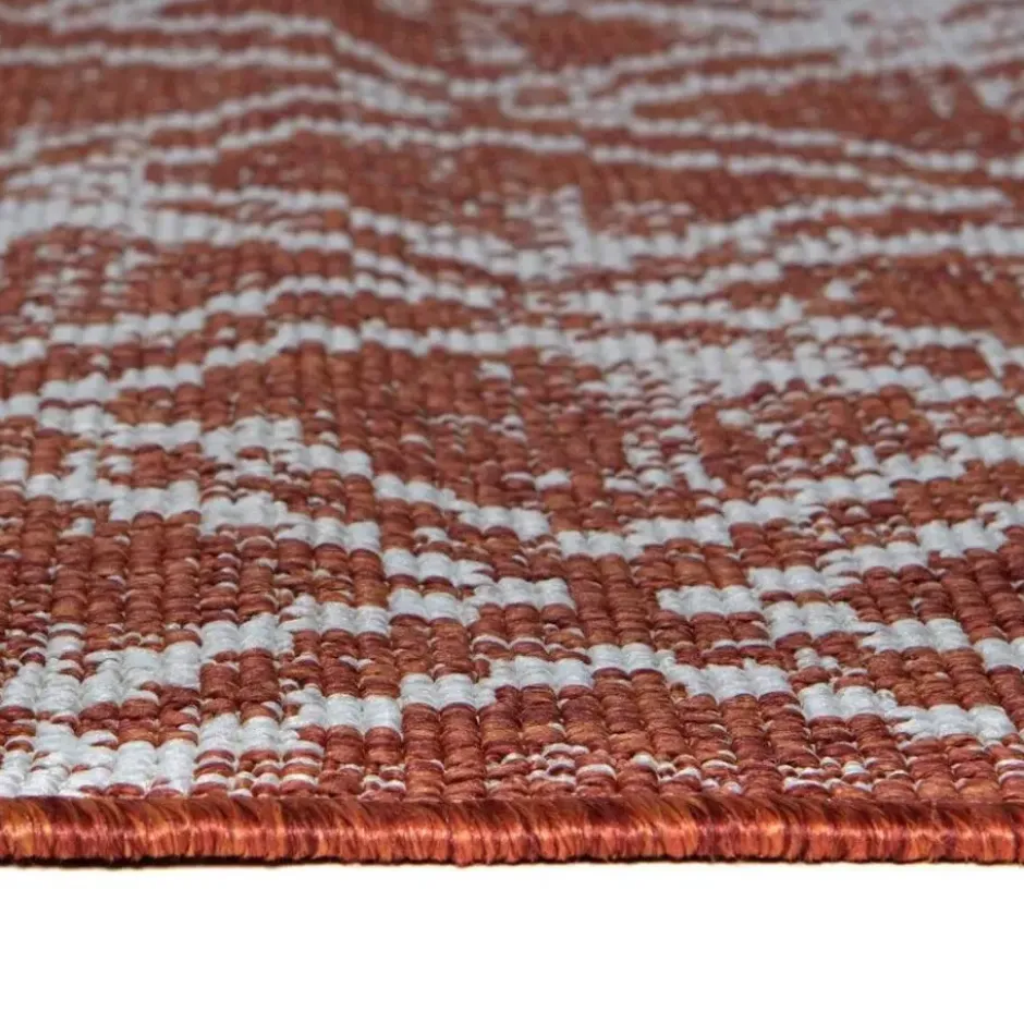 Eva Interior Buiten vloerkleed - Frost - Roest/Wit - 200x290 cm