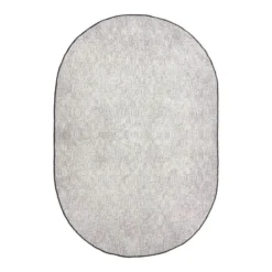 EVA Interior ovaal buitenkleed Dahl zwart - 230 x 160 cm