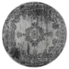 EVA Interior rond vintage Vloerkleed Bloom Grijs - 235 x 235 cm