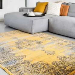 EVA Interior Vloerkleed Bloom - Geel 235 x 320 cm