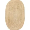 EVA Interior vloerkleed ovaal jute - naturel - 200 x 300 cm
