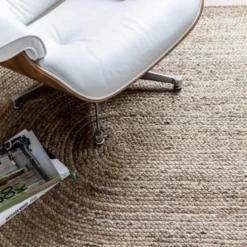 EVA Interior vloerkleed ovaal jute - naturel - 240 x 150 cm