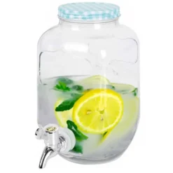 Excellent Houseware Drankdispenser/limonadetap - glas - 4 liter