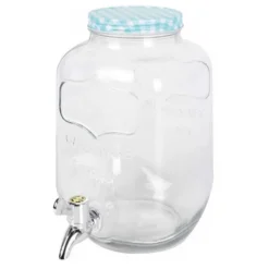 Excellent Houseware Drankdispenser/limonadetap - glas - 4 liter