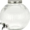 Excellent Houseware Drank dispenser Beverages Tap - 5.5 Liter - glas