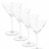Excellent Houseware Martini glazen - 4x stuks -260 ml