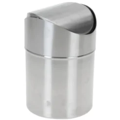 Excellent Houseware Mini prullenbakje met klepdeksel - 1.3L