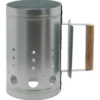Fancy Flames BBQ/Barbeque kolenstarter - staal/hout - briketten