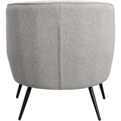 Fauteuil Carlton - bouclé stof - lichtgrijs