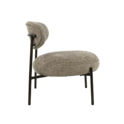 Fauteuil Zand Stof - Zithoogte 41cm - Round