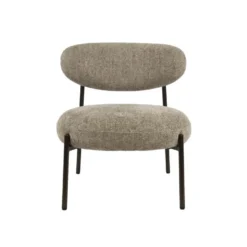 Fauteuil Zand Stof - Zithoogte 41cm - Round