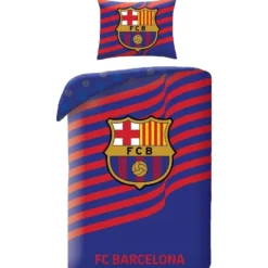 FC Barcelona Dekbedovertrek Stripes - 140x200/70x90cm - katoen
