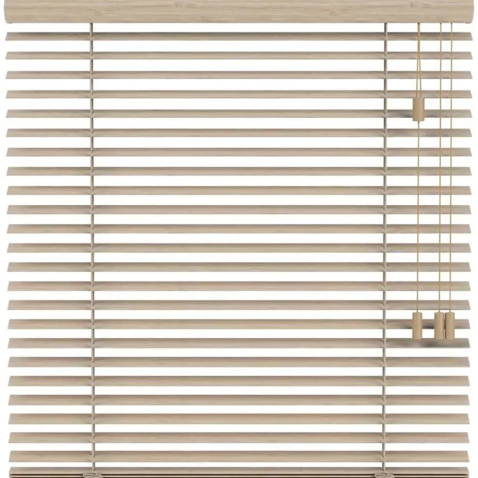 Fenstr bamboe jaloezie Tahiti 50mm - licht eiken (25951)